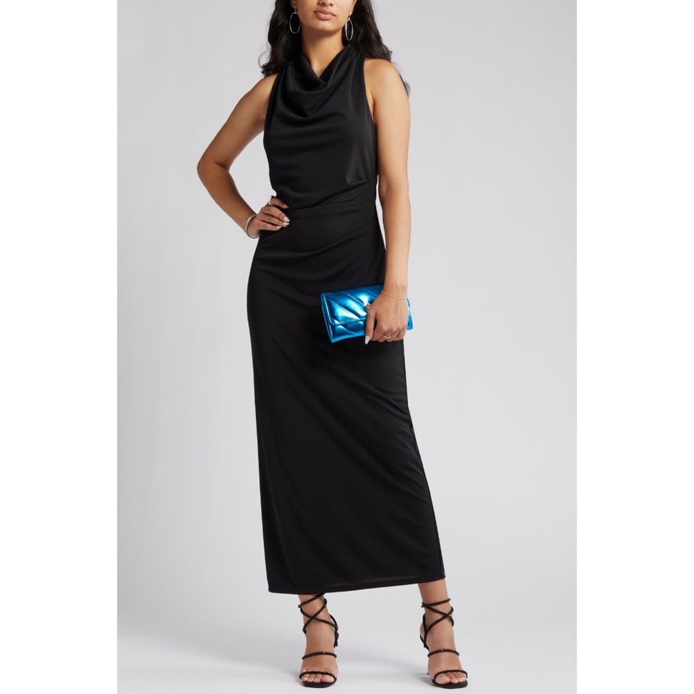 WAYF The Georgina Cowl Neck Gown - Picture 2 of 10